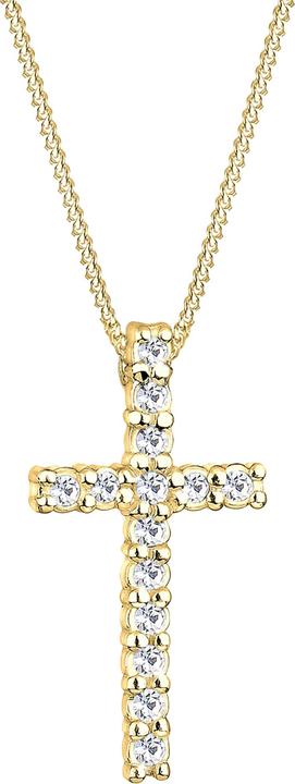 Image du produit Elli Kreuz (Argent 925 sterling plaqué or, Cristal de verre, 60 cm)