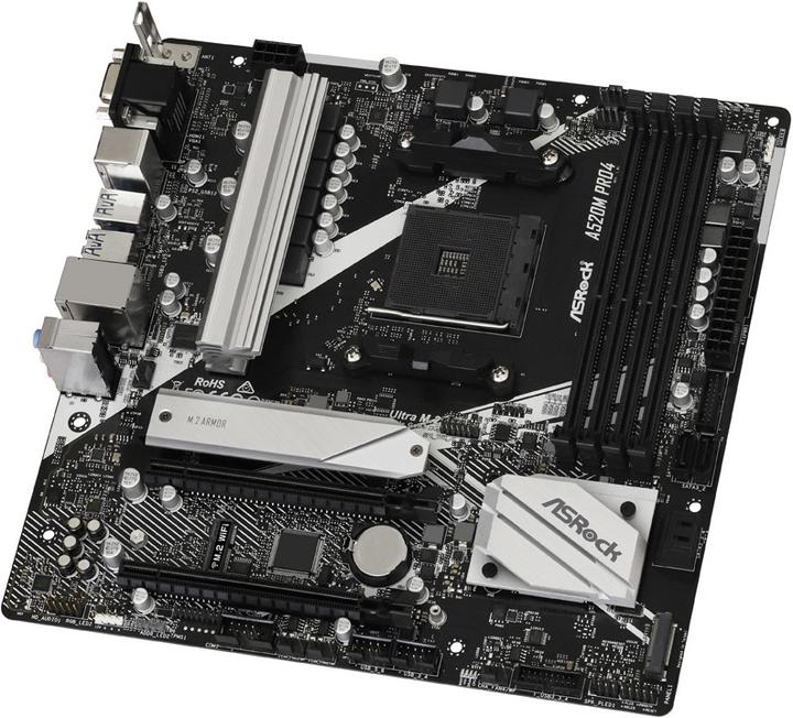 Productafbeelding AsRock A520M Pro4 (AM4, AMD A520, mATX)