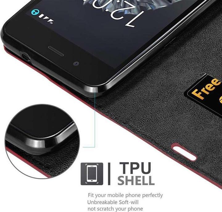 Productafbeelding Cadorabo Boek Onzichtbare Magneethoes (BQ Aquaris X5)