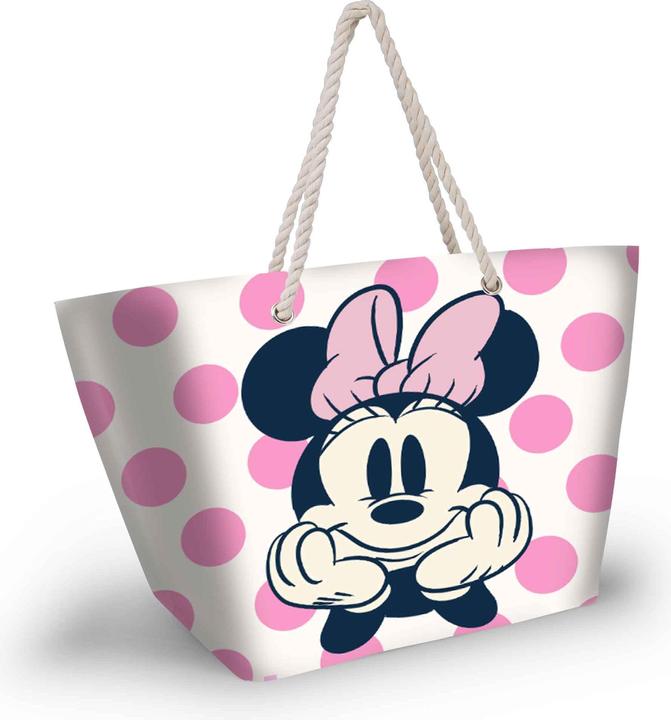 Karactermania Minnie Maus Dots-Soleil Strandtasche, Rosa, 52 x 37 cm