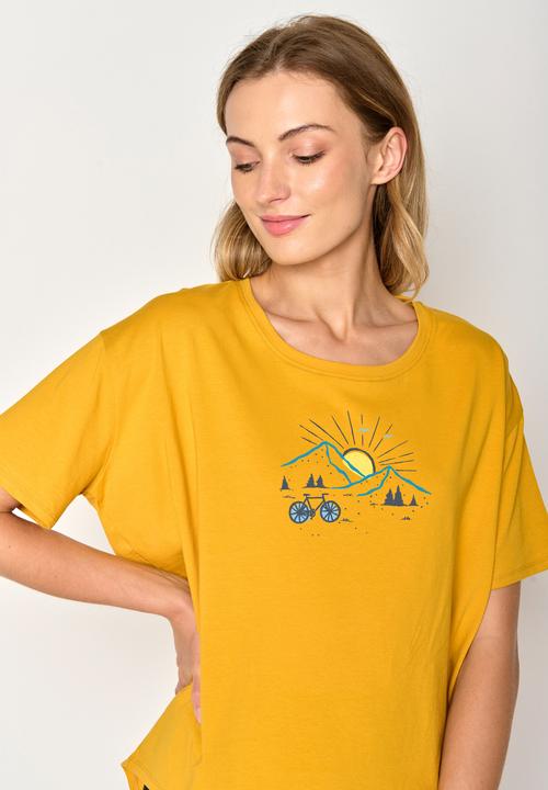 Produktbild Greenbomb Women's Nature Sunset Ride Feel T-Shirt (L)