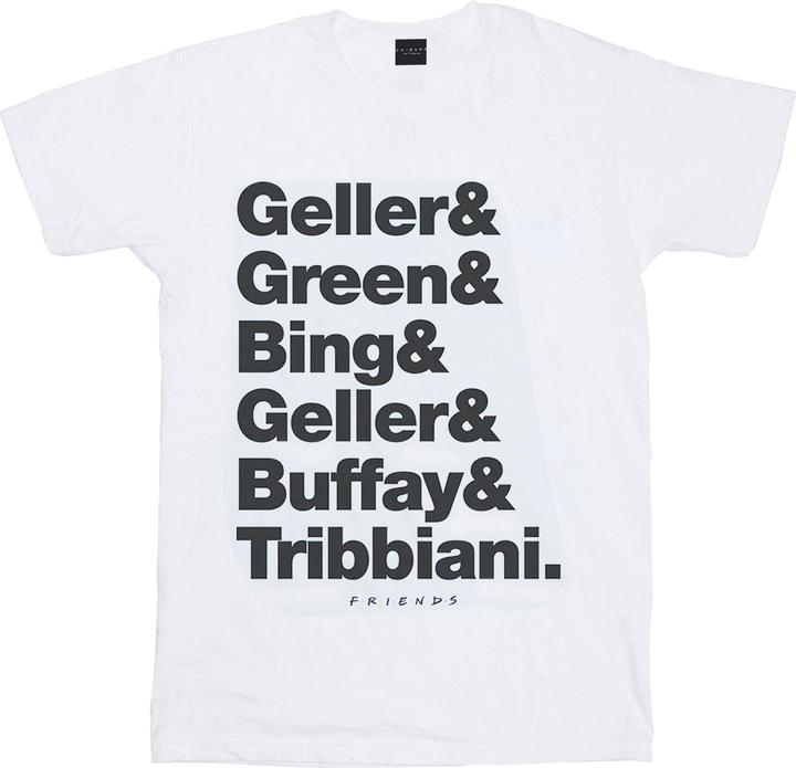 Actual product image Friends Boys Surnames Text T-Shirt (116)