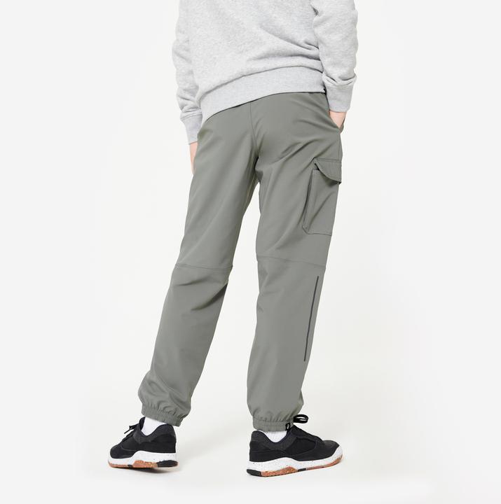 Actual product image Decathlon Kids cargo jogging trousers - green (10, 11, 12)