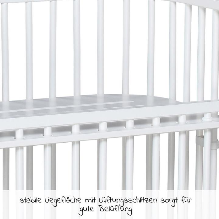 Produktbild Babybay Beistellbetten Beistellbett Boxspring Comfort Plus - Weiss lackiert