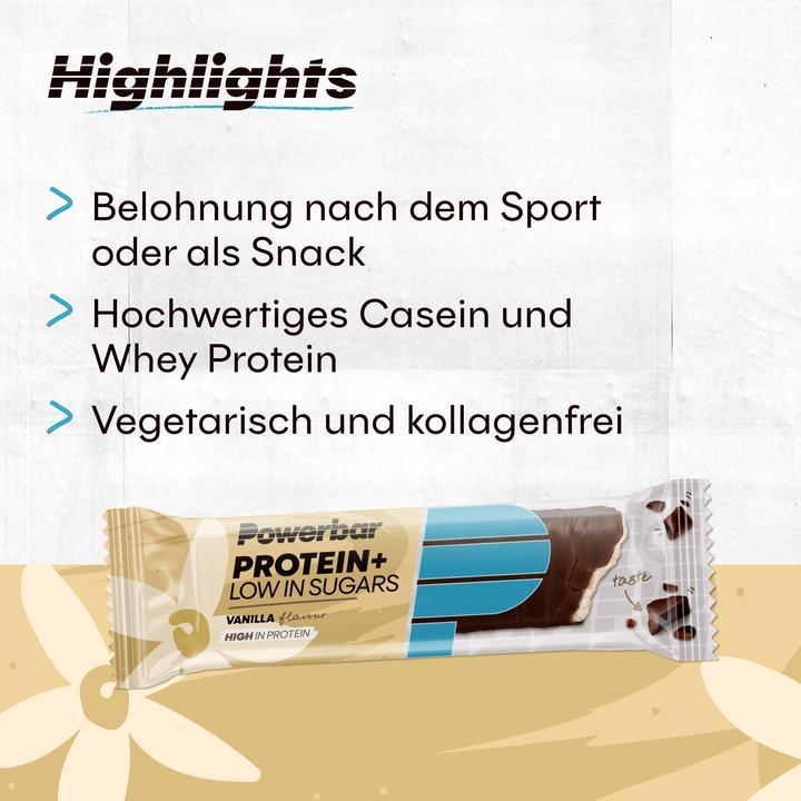 Actual product image Powerbar Protein Plus Low Sugar (Vanilla, 16 pcs., 660 g)