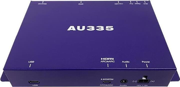 Produktbild BrightSign AU335 Digital Signage Audioplayer (USB, GPIO, Ethernet, Dolby Atmos, 24-bit)