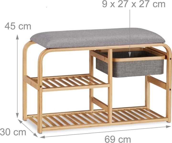 Immagine prodotto Relaxdays Cal (69 x 30 x 45 cm)