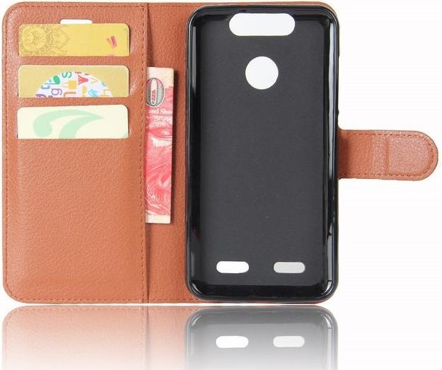 Actual product image MU Classic Litchi leather case (ZTE Blade V8 Lite)