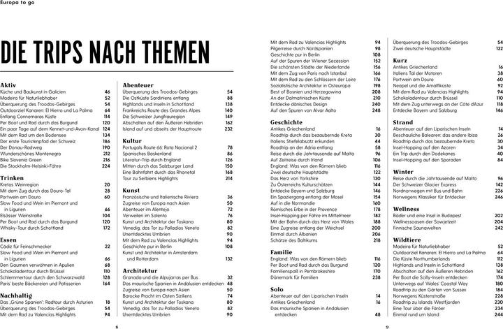 Produktbild Europa to go (Deutsch, Lonely Planet, 2022)