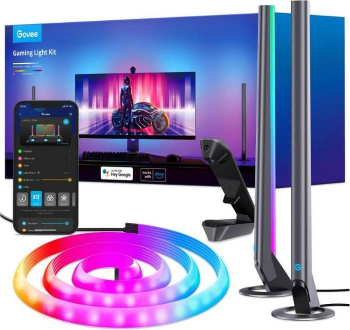 Image du produit Govee DreamView G1 Pro Lumière de jeu, RGBIC, WiFi (300 lm)