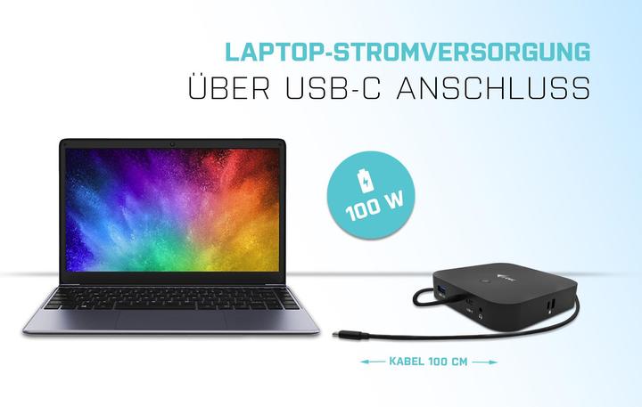 Image du produit i-tec Station d'accueil USB-C HDMI DP (USB-C, 3 Ports)