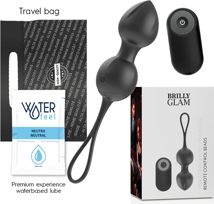 Produktbild Brilly glam Vibrierende Kegelperlen mit Fernbedienung