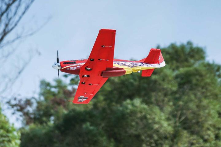 Productafbeelding FMS p-51 dago rood pnp - 110 cm (Warbird)