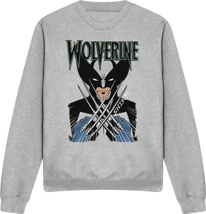 Actual product image Unisex Adult X-Men Wolverine Action Shot Sweatshirt (M)