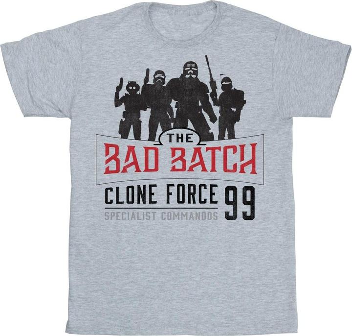 Actual product image Star Wars Mens The Bad Batch Clone Force 99 T-Shirt (XXL)