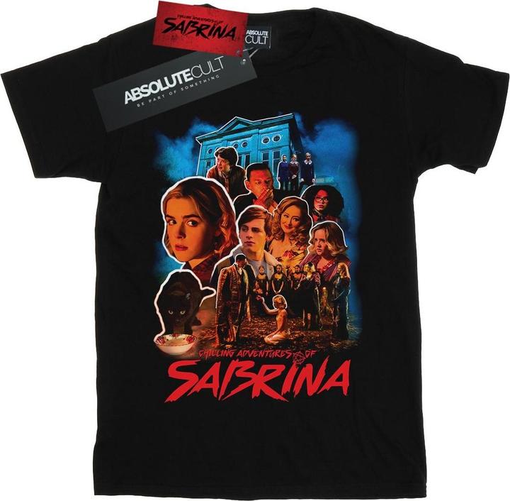 Actual product image Chilling Adventures of Sabrina Womens/Ladies Sabrina Homage Cotton Boyfriend T-Shirt (M)