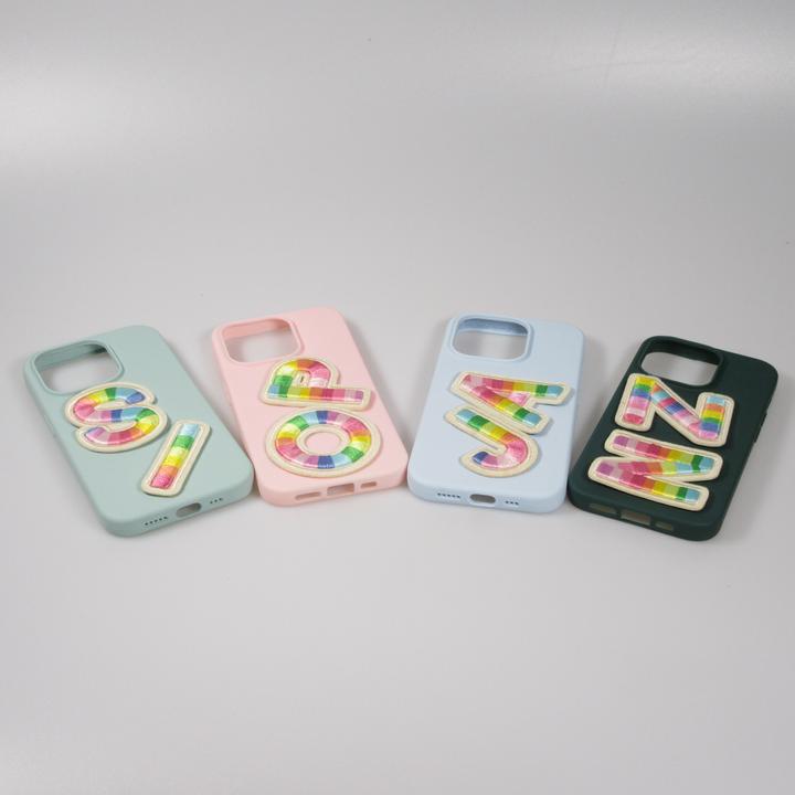 Image du produit PhoneLook Autocollant sticker pour téléphone/tablette/ordinateur brodé en 3D Lettre O