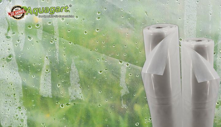 Produktbild Aquagart 18m Gartenfolie Gewächshausfolie UV 5 Frühbeetfolie Treibhausfolie 4m breit