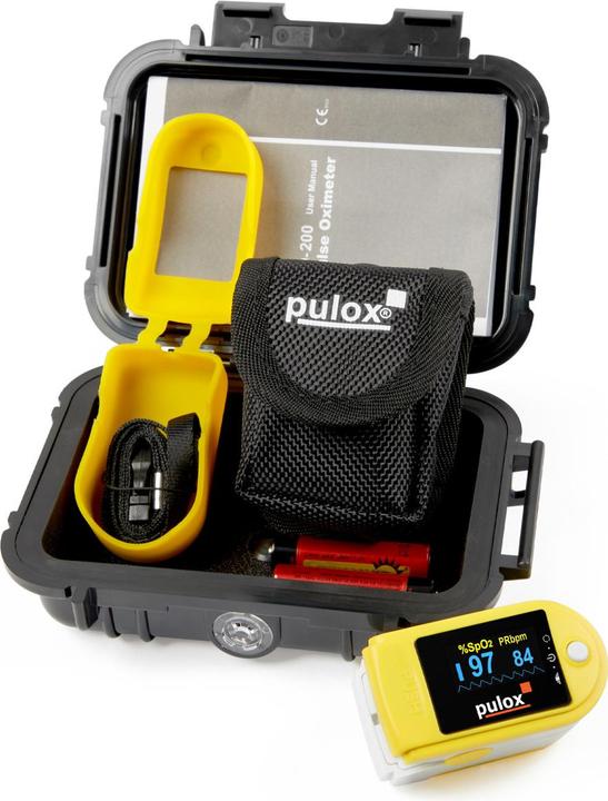 Produktbild Pulox Pulsoximeter PO-200 gelb