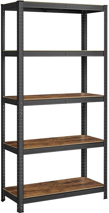 Produktbild Songmics Schwerlastregal GLR040B11 schwarz, braun 90,0 x 40,0 x 180,0 cm