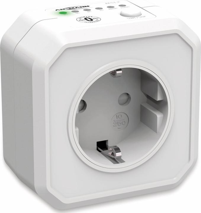 Actual product image Ansmann Socket Zero Watt AES1 wei time-controlled, no power in standby