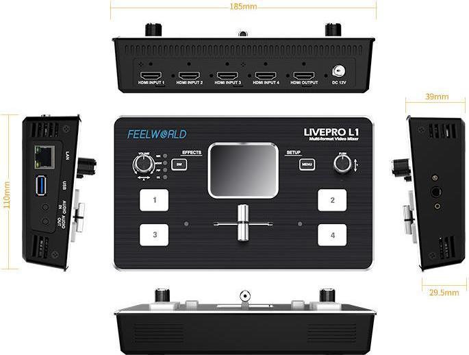 Produktbild Feelworld Videomischer Live Pro L1 (Diverse)