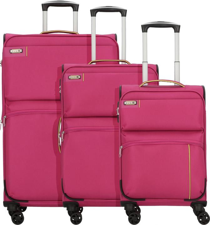 Produktbild D&N Travel Line 6704 - 3-teiliges Koffer-Set (192 l, XL (ab 115l))