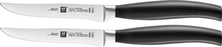 Image du produit Zwilling Série de couteaux FIVE STAR Couteau à steak 12 cm (lot de 2) (2 pièce(s), Couteau)