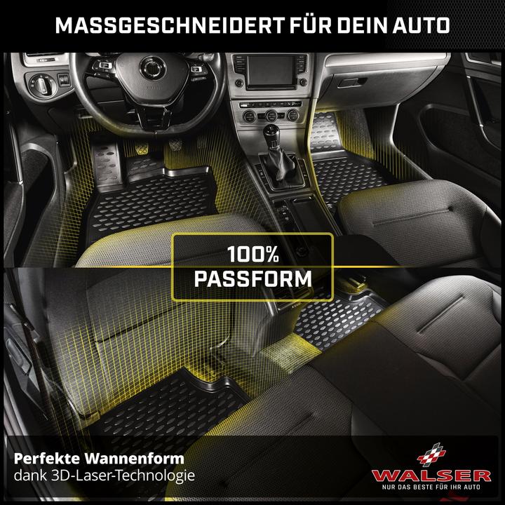Produktbild Walser Gummimatten XTR für Nissan Leaf (ZE1) 08/2017-Heute (2 Vordermatten + 2 Rückmatten)