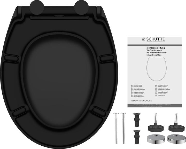 Produktbild Schütte Duroplast WC-Sitz Schwarz