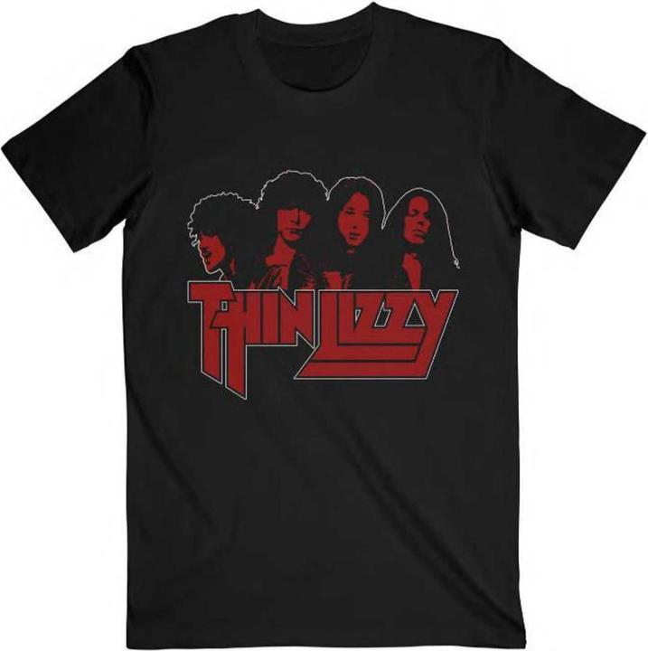 Thin Lizzy Band Photo Logo (S)