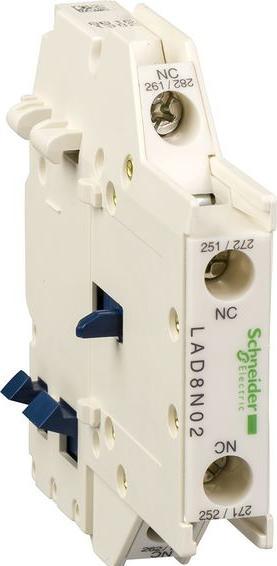 Actual product image Schneider Electric Auxiliary contact block 1 NO contact 1 NC contact
