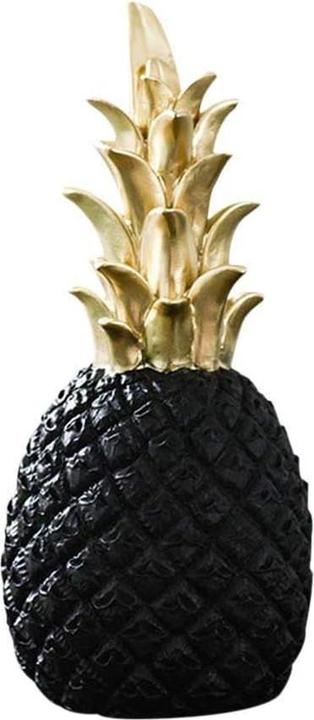 Produktbild Cbx Ananas Dekoration Schwarz Gold 18cm
