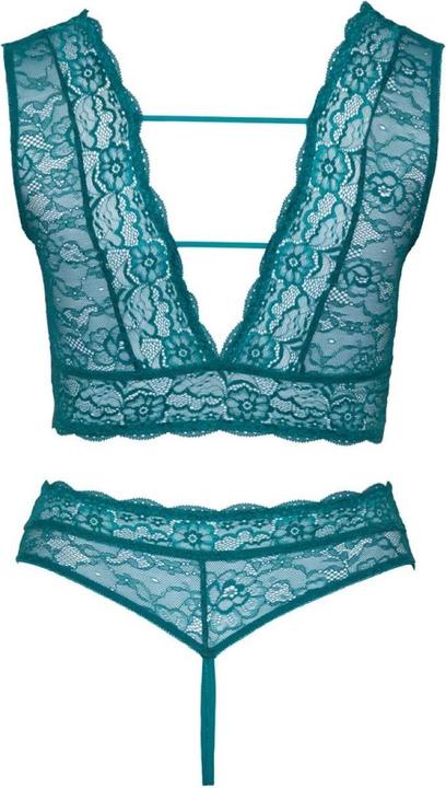 Actual product image Cottelli Collection Bra Set teal 3XL (3XL)