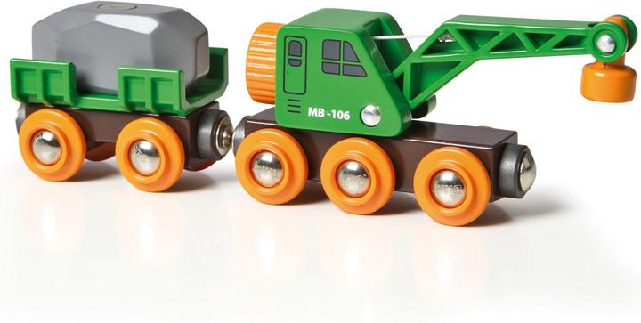 Produktbild Brio Kranwagen mit Anhänger
