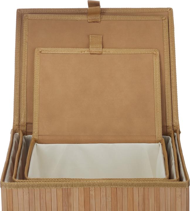 Produktbild Relaxdays Aufbewahrungskorb (3 x, 33 x 25.5 x 15 cm)