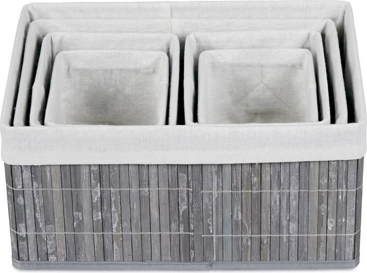 Immagine prodotto Relaxdays Maxi Set da 6 cesti portaoggetti (6 x, 35 x 25 x 17 cm)