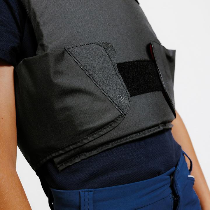 Produktbild Fouganza Reitschutzweste Kinder - 100 schwarz (140)