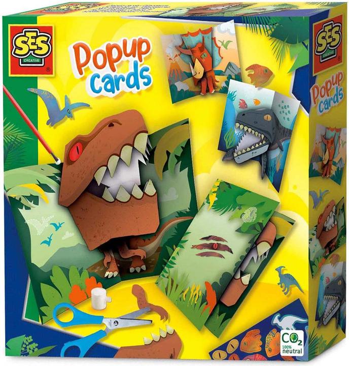 Actual product image Sombo Pop up cards dinosaurs