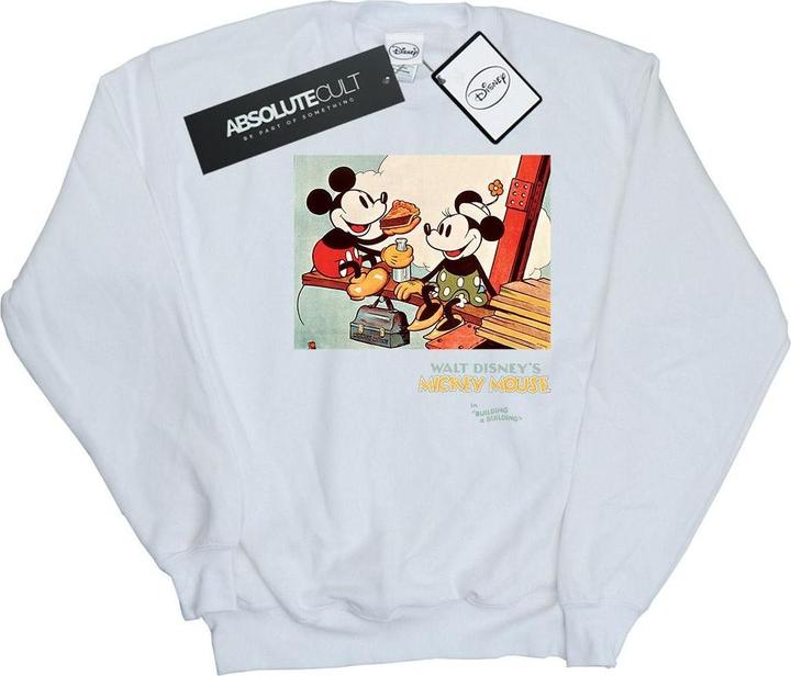 Disney Mickey Mouse Building A Building Sweatshirt Mädchen