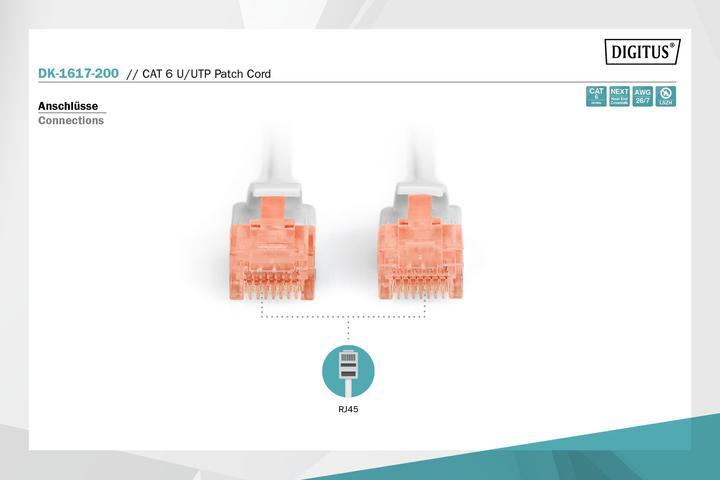 Actual product image Digitus Network cable (U/UTP, CAT6, 20 m)