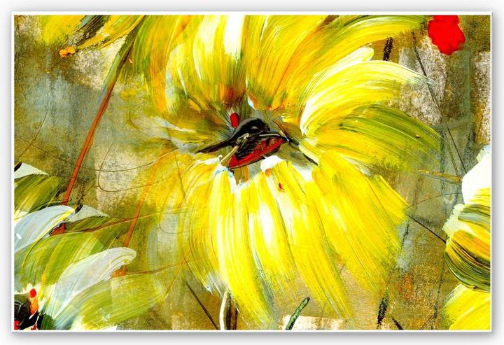 Actual product image Trenddeko Niksic - The room full of sun and joy (100 x 70 cm)