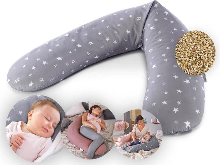 Produktbild Theraline Stillkissen "Das Original" mit Dinkel Füllung inkl. Bezug 190 cm (38 cm)