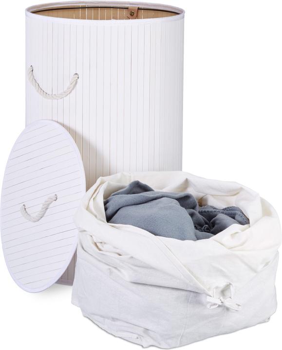 Actual product image Relaxdays Round Hamper (70 l)