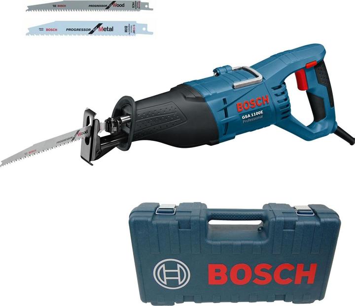 Produktbild Bosch Professional Säbelsäge GSA 1100 E, Sägeblatt Metall S 123 XF, Sägeblatt Holz S 2345 X