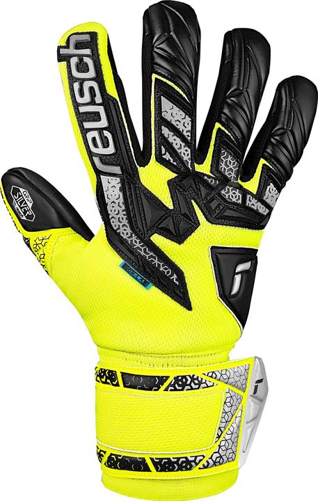 Safety yellow, Silver, Black