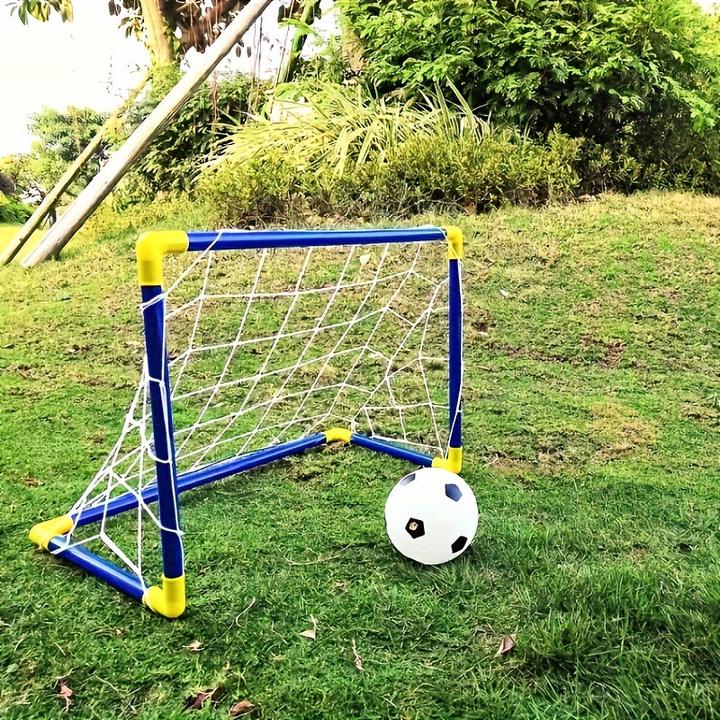 Produktbild Activity Board 2-Pack tragbares Fussballtor für Kinder, faltbares Kunststoff-Sportspielzeug, für drinnen und