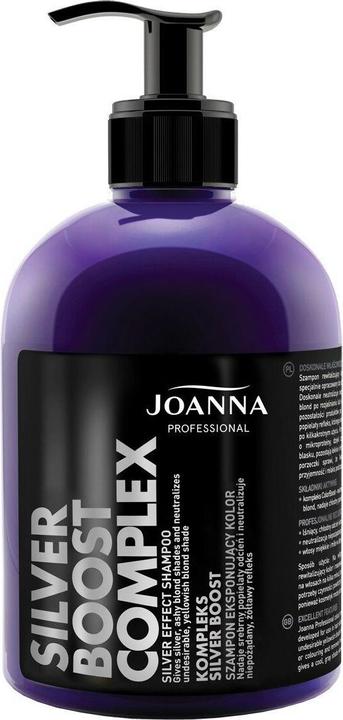 Joanna Professional Silver Boost Complex Shampooing rehausseur de couleur