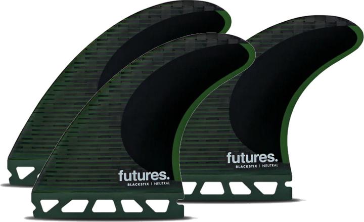 Produktbild Futures Thruster Fin Set F8 Blackstix neutral L (L)