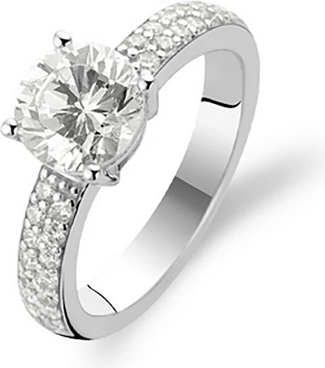 Produktbild Ti Sento Milano Ring mit Zirkonia 1737ZI (56, 925 Silber)